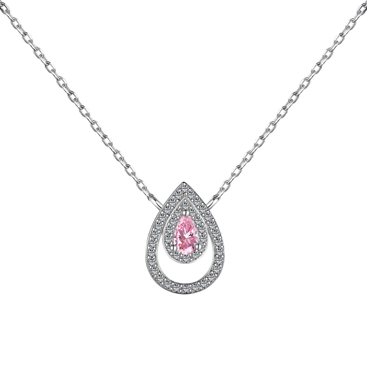 [STREET]Sparkling Pear Cut Necklace