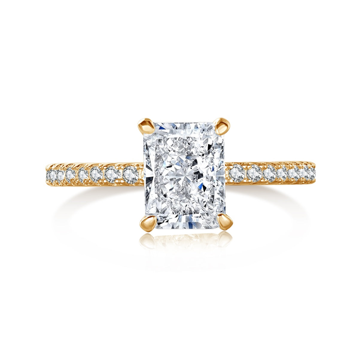 [STREET]Dazzling Sparkling Radiant Cut Party Ring
