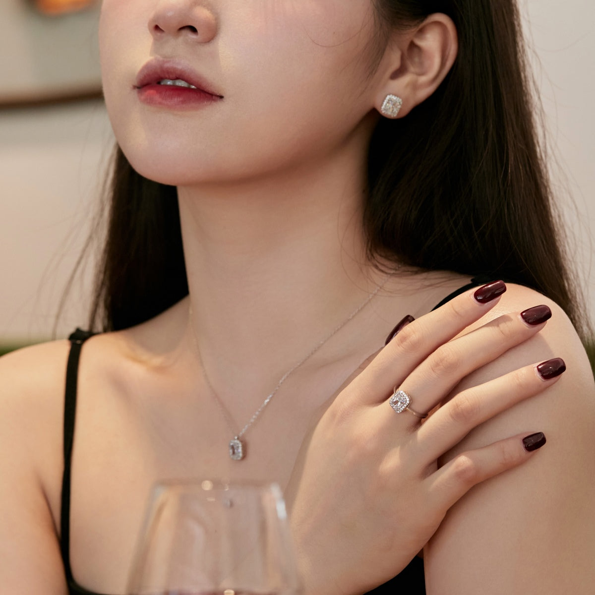 [STREET]Luxurious Dainty Emerald Cut Daily Earrings
