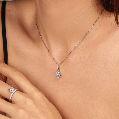 [STREET] Zarte, tropfenförmige Modeschmuck-Halskette
