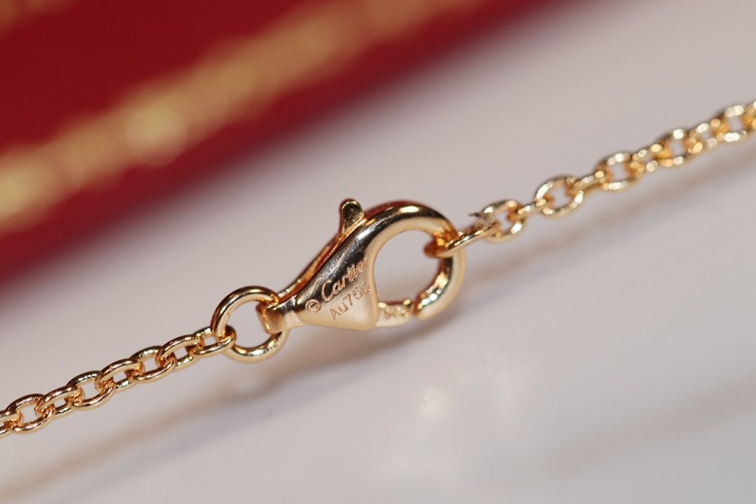 ˇGilded EraˇLOVE NECKLACE PINK GOLD AND SILVER