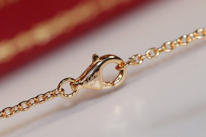 ˇGilded EraˇLOVE NECKLACE PINK GOLD AND SILVER