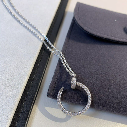ˇGilded EraˇJUSTE NECKLACE SILVER DIAMONDS