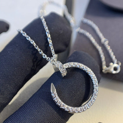 ˇGilded EraˇJUSTE NECKLACE SILVER DIAMONDS