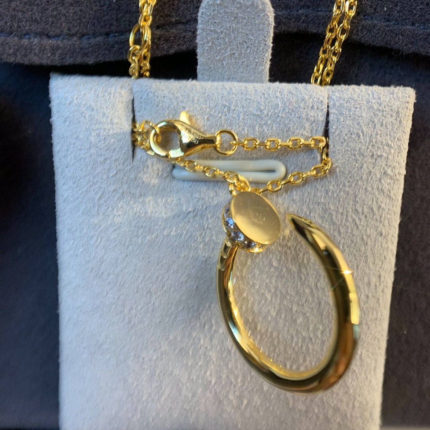 ˇGilded EraˇJUSTE NECKLACE GOLD DIAMONDS