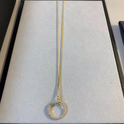 ˇGilded EraˇJUSTE NECKLACE GOLD DIAMONDS