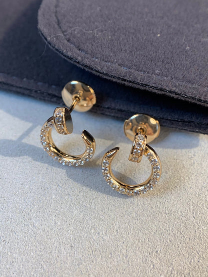 ˇGilded EraˇJUSTE EARRINGS GOLD DIAMONDS