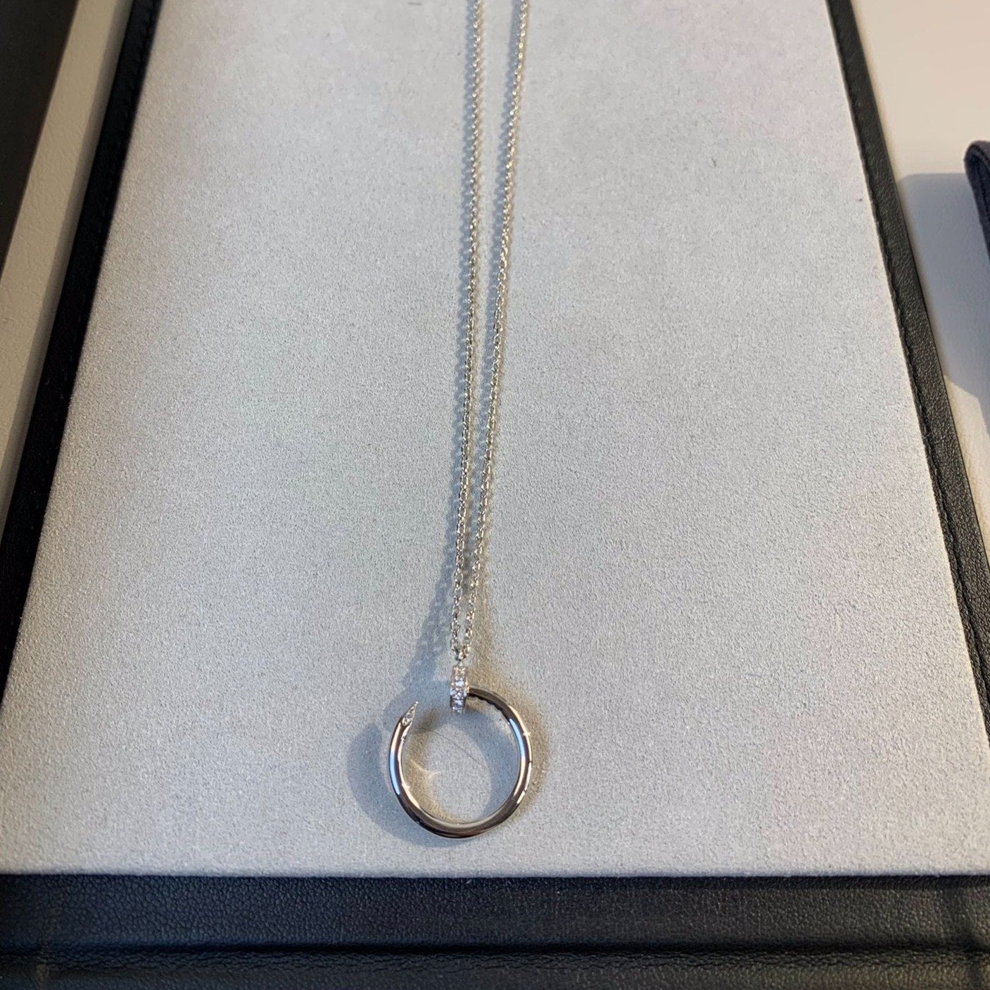ˇGilded EraˇJUSTE NECKLACE SILVER