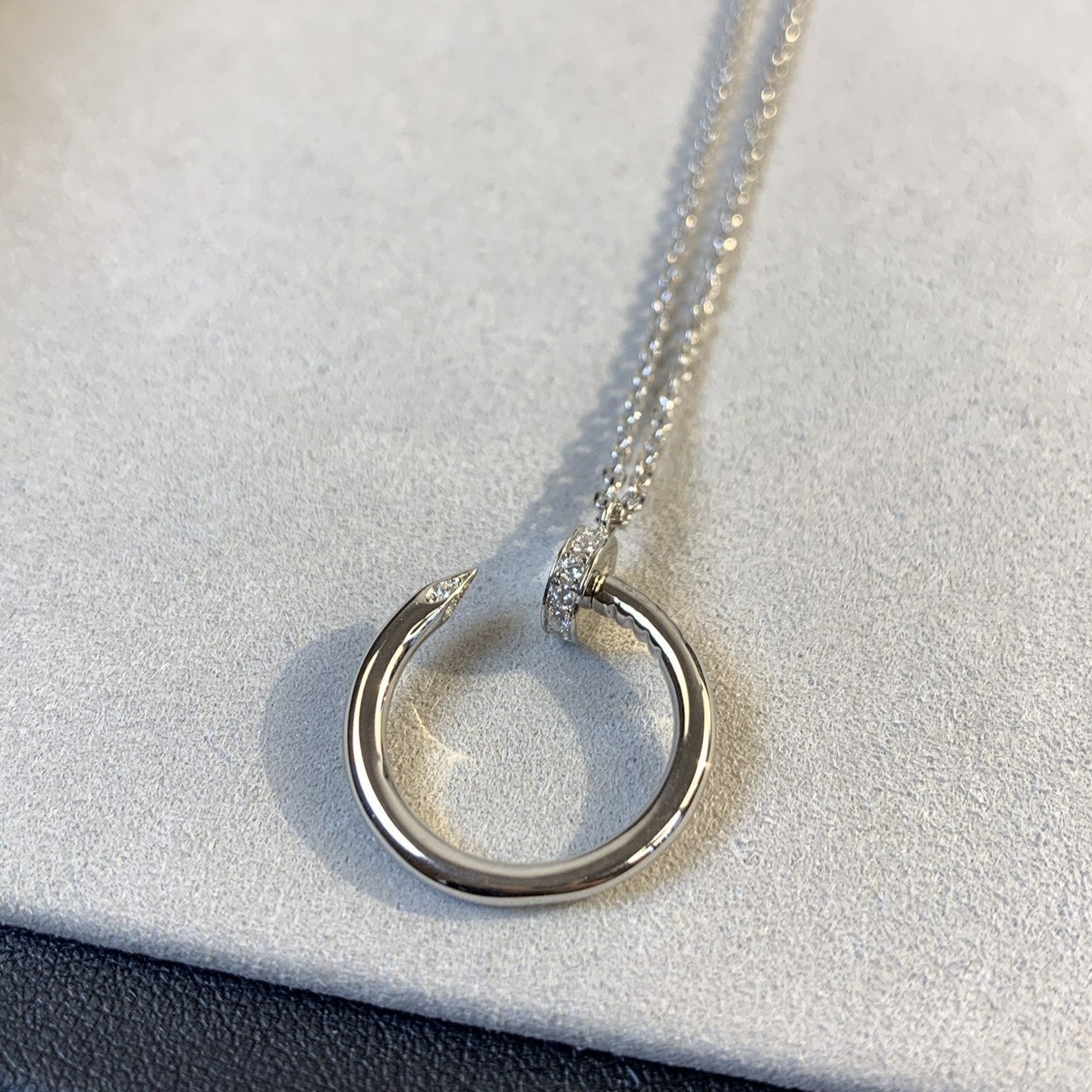 ˇGilded EraˇJUSTE NECKLACE SILVER