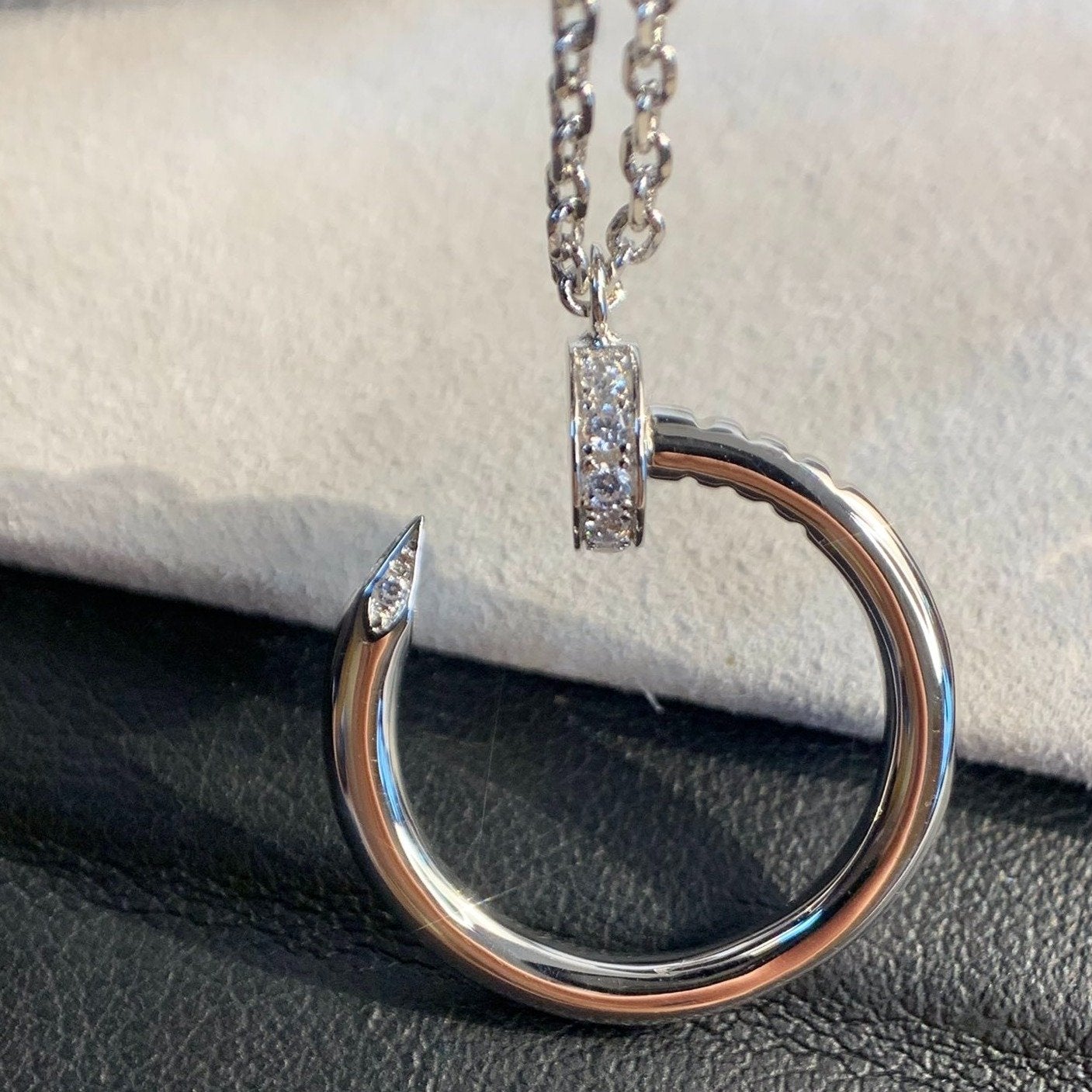 ˇGilded EraˇJUSTE NECKLACE SILVER