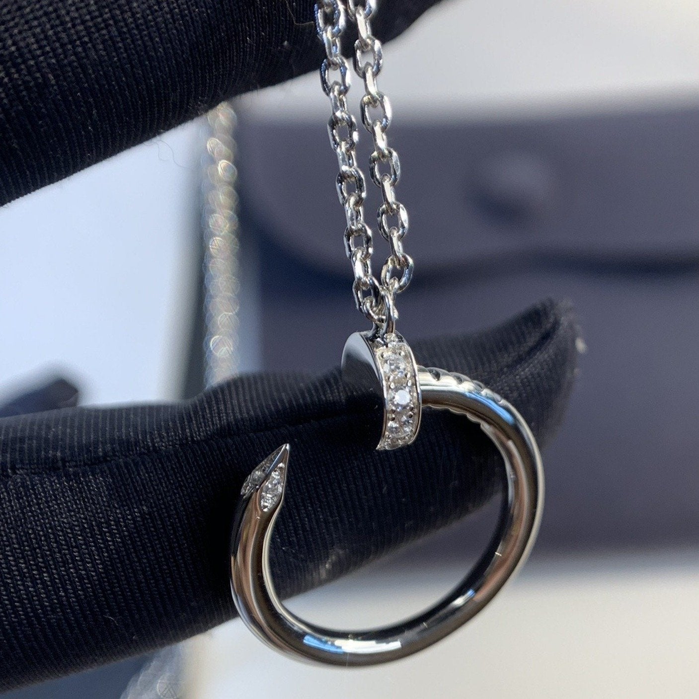 ˇGilded EraˇJUSTE NECKLACE SILVER