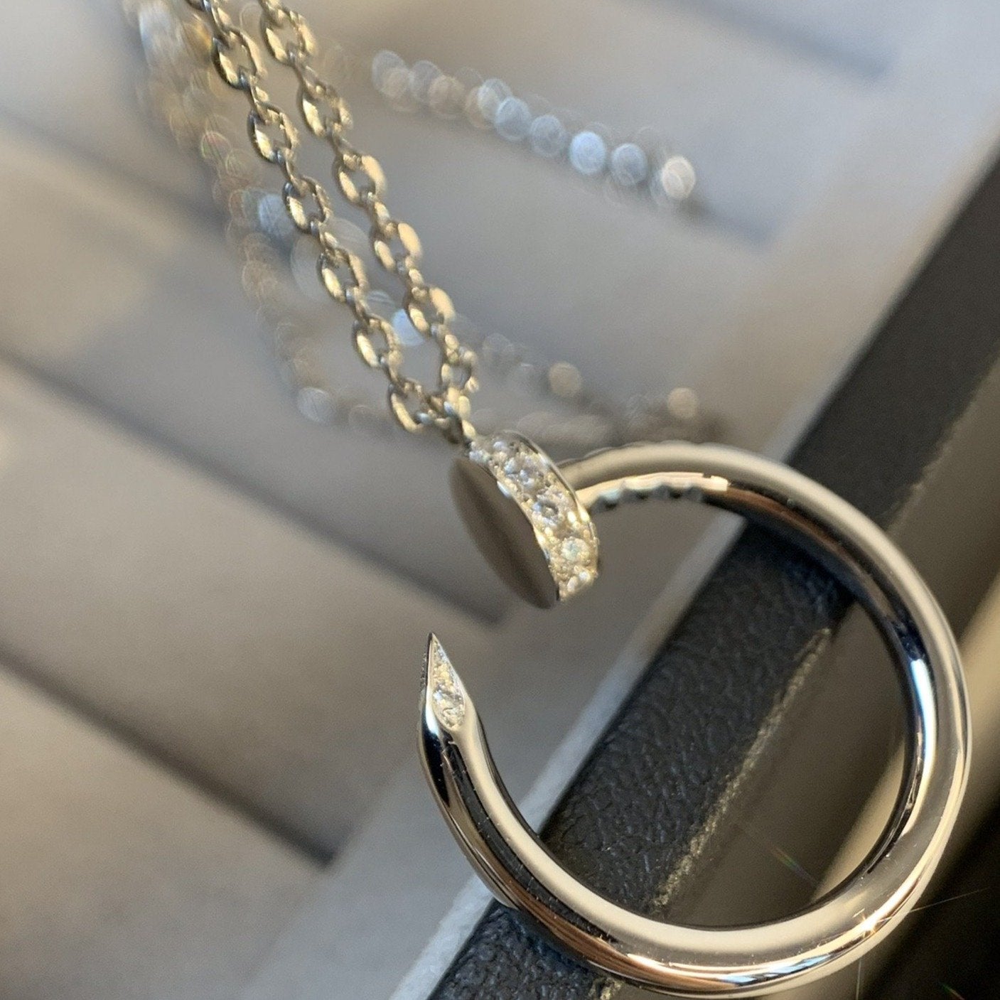 ˇGilded EraˇJUSTE NECKLACE SILVER