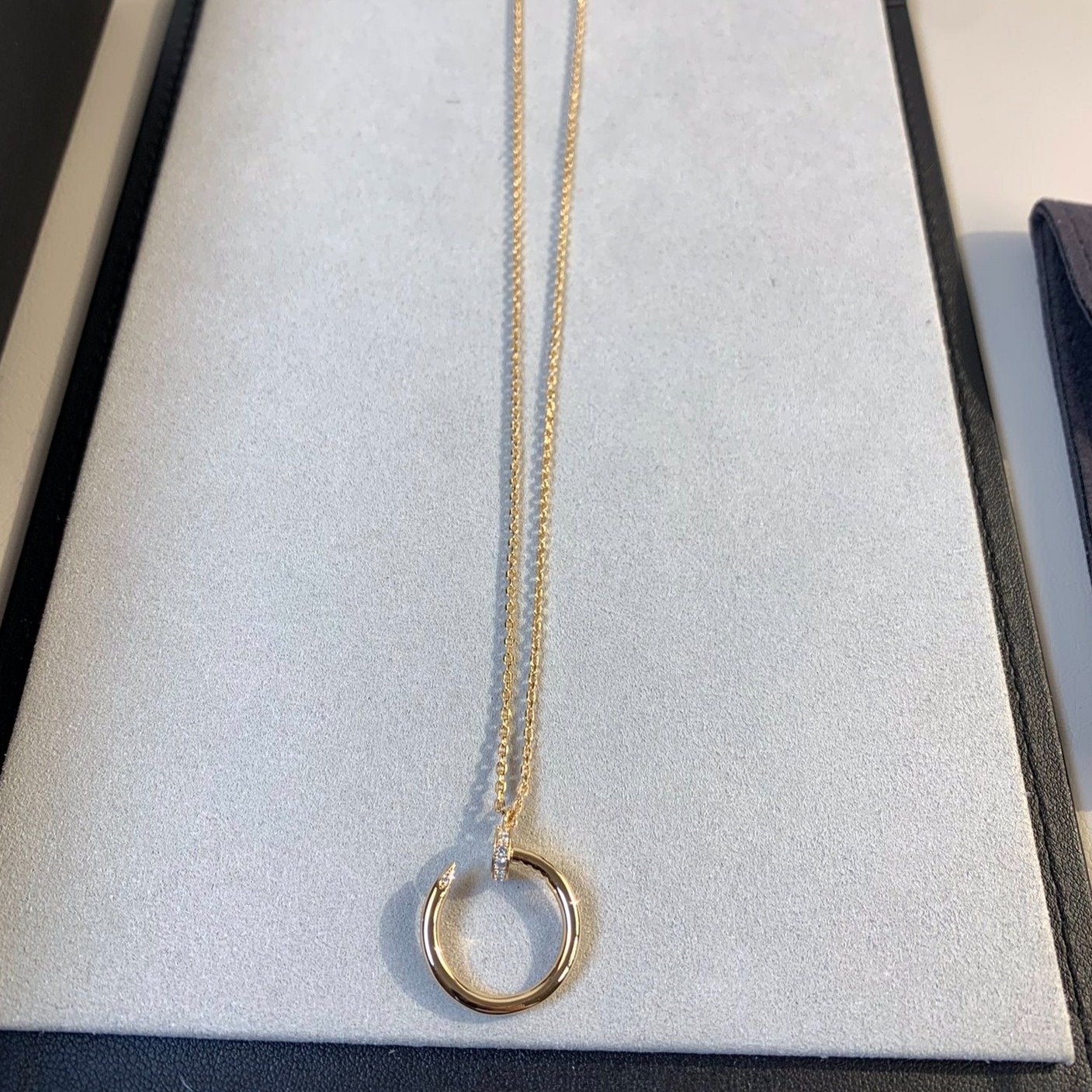 ˇGilded EraˇJUSTE NECKLACE PINK GOLD