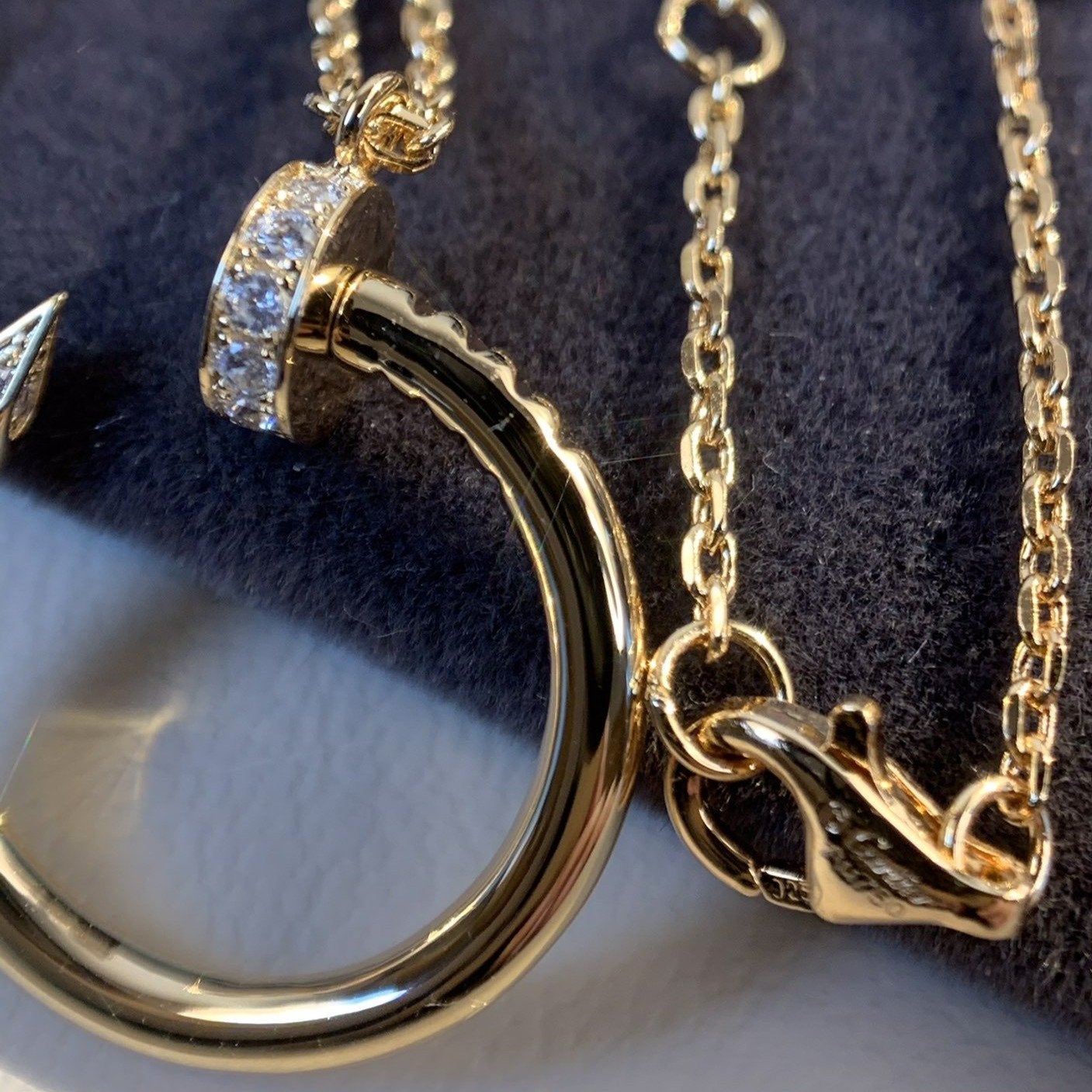 ˇGilded EraˇJUSTE NECKLACE PINK GOLD