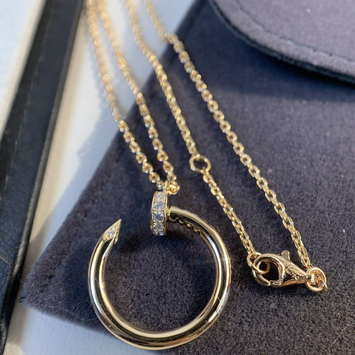 ˇGilded EraˇJUSTE NECKLACE PINK GOLD