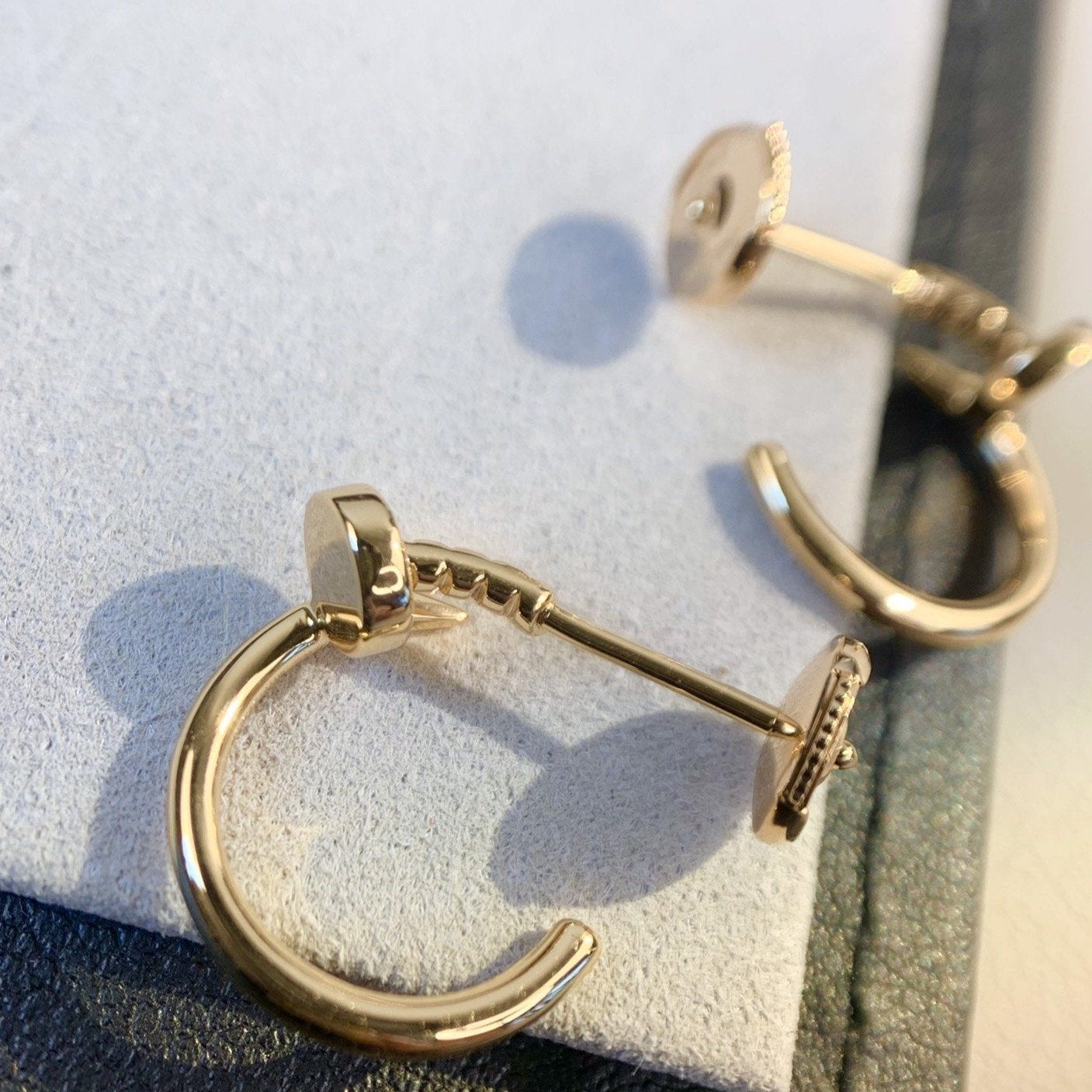 ˇGilded EraˇJUSTE EARRINGS PINK GOLD