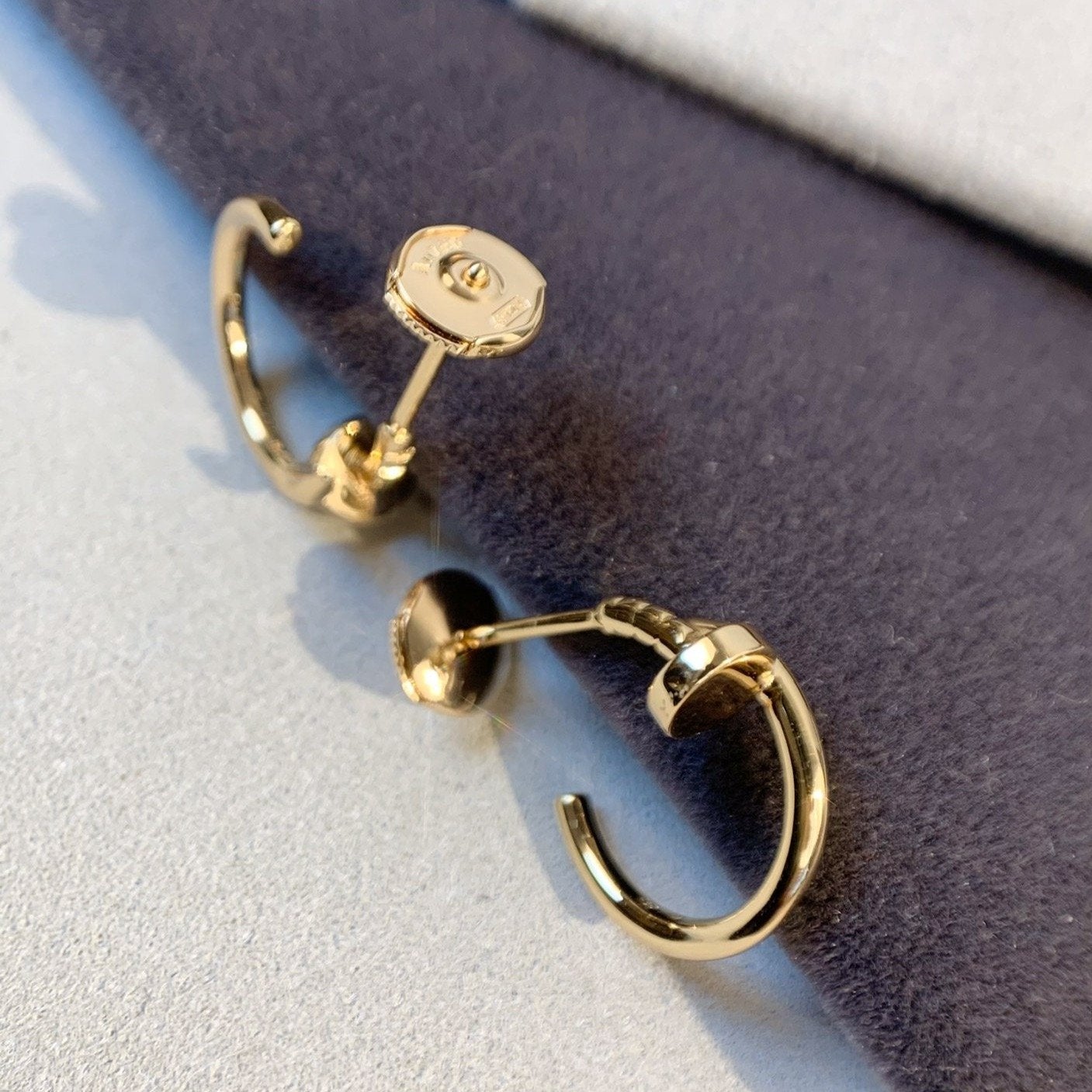 ˇGilded EraˇJUSTE EARRINGS PINK GOLD