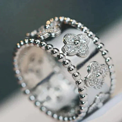 ˇGilded EraˇCLOVER KALEIDOSCOPE RING 10MM