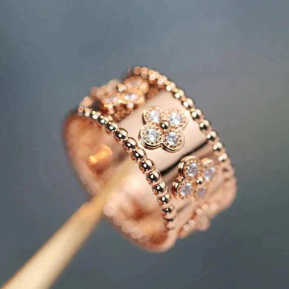 ˇGilded EraˇCLOVER KALEIDOSCOPE RING 10MM