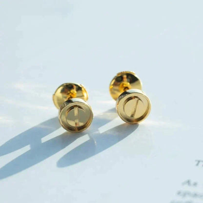 ˇGilded EraˇLOVE EARRINGS GOLD 10MM