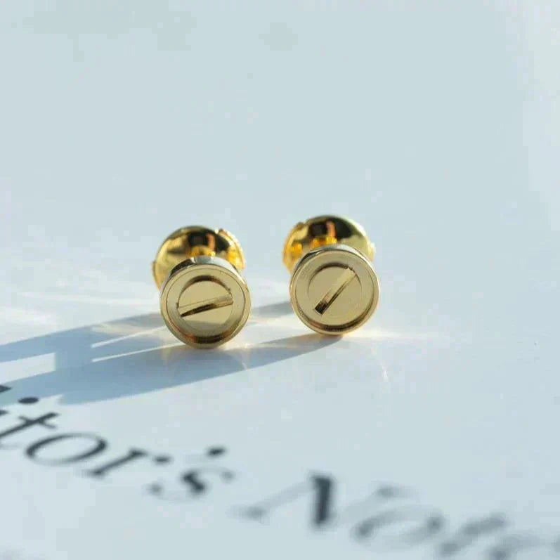 ˇGilded EraˇLOVE EARRINGS GOLD 10MM