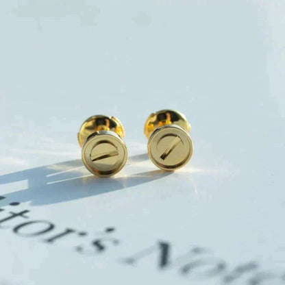 ˇGilded EraˇLOVE EARRINGS GOLD 10MM