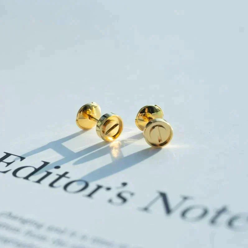 ˇGilded EraˇLOVE EARRINGS GOLD 10MM