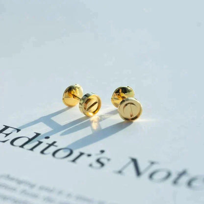 ˇGilded EraˇLOVE EARRINGS GOLD 10MM