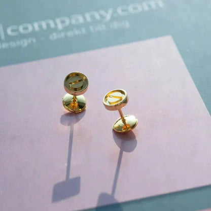 ˇGilded EraˇLOVE EARRINGS GOLD 10MM