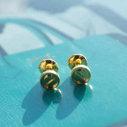 ˇGilded EraˇLOVE EARRINGS GOLD 10MM