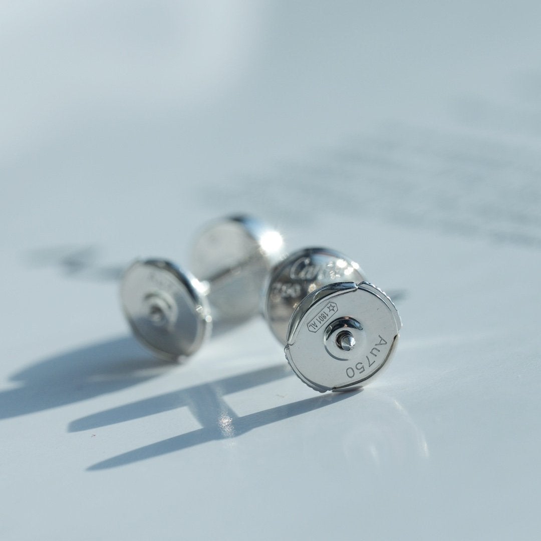 ˇGilded EraˇLOVE EARRINGS SILVER 10MM