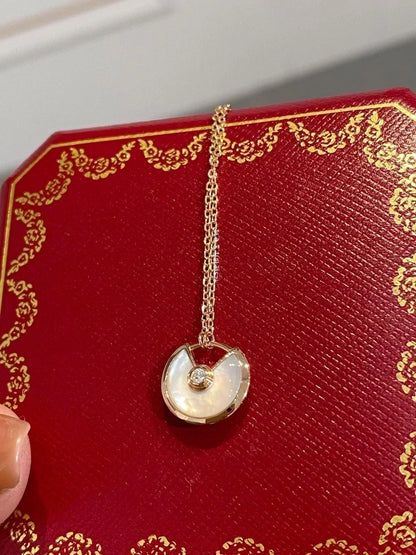 ˇGilded EraˇAMULETTE ROSE GOLD MOP NECKLACE
