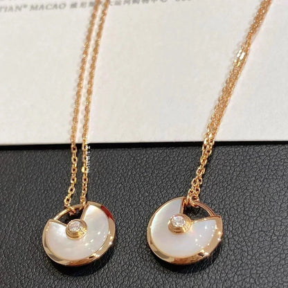 ˇGilded EraˇAMULETTE ROSE GOLD MOP NECKLACE