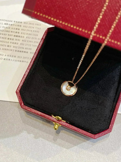 ˇGilded EraˇAMULETTE ROSE GOLD MOP NECKLACE