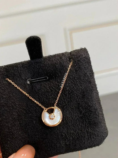 ˇGilded EraˇAMULETTE ROSE GOLD MOP NECKLACE