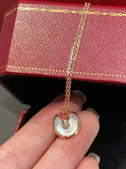 ˇGilded EraˇAMULETTE ROSE GOLD MOP NECKLACE