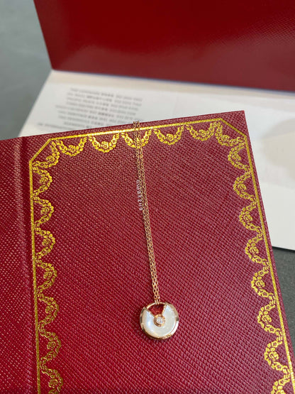 ˇGilded EraˇAMULETTE ROSE GOLD MOP NECKLACE
