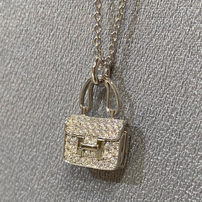 ˇGilded EraˇCONSTANCE PEDANT DIAMOND NECKLACE