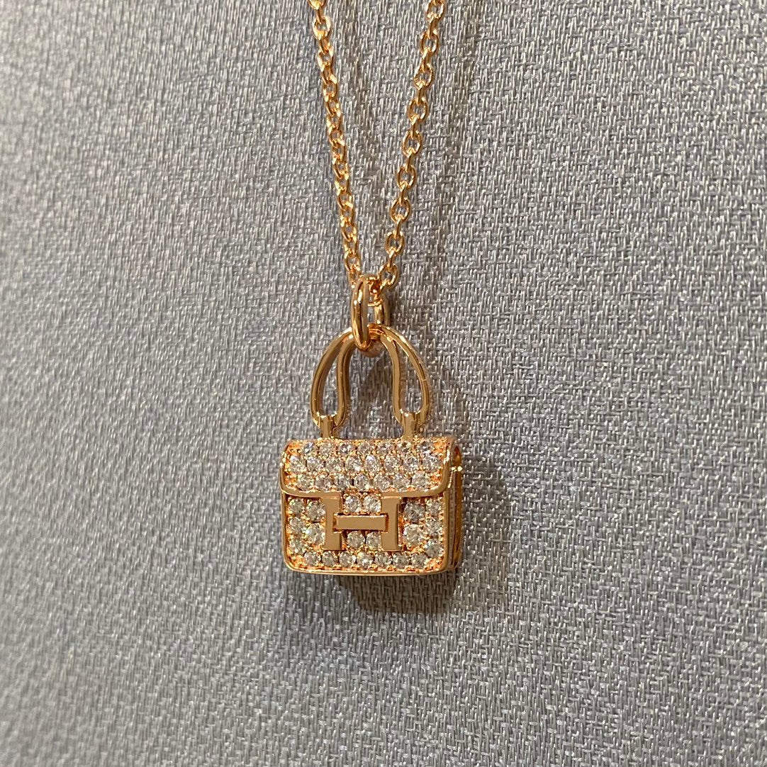 ˇGilded EraˇCONSTANCE PEDANT DIAMOND NECKLACE