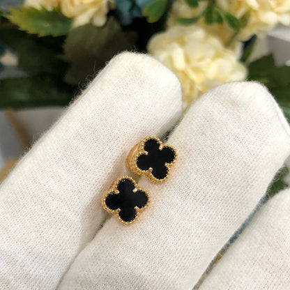 ˇGilded EraˇCLOVER MINI GOLD EARRINGS