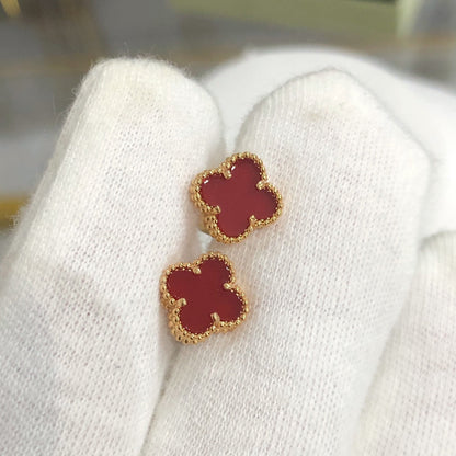 ˇGilded EraˇCLOVER MINI GOLD EARRINGS