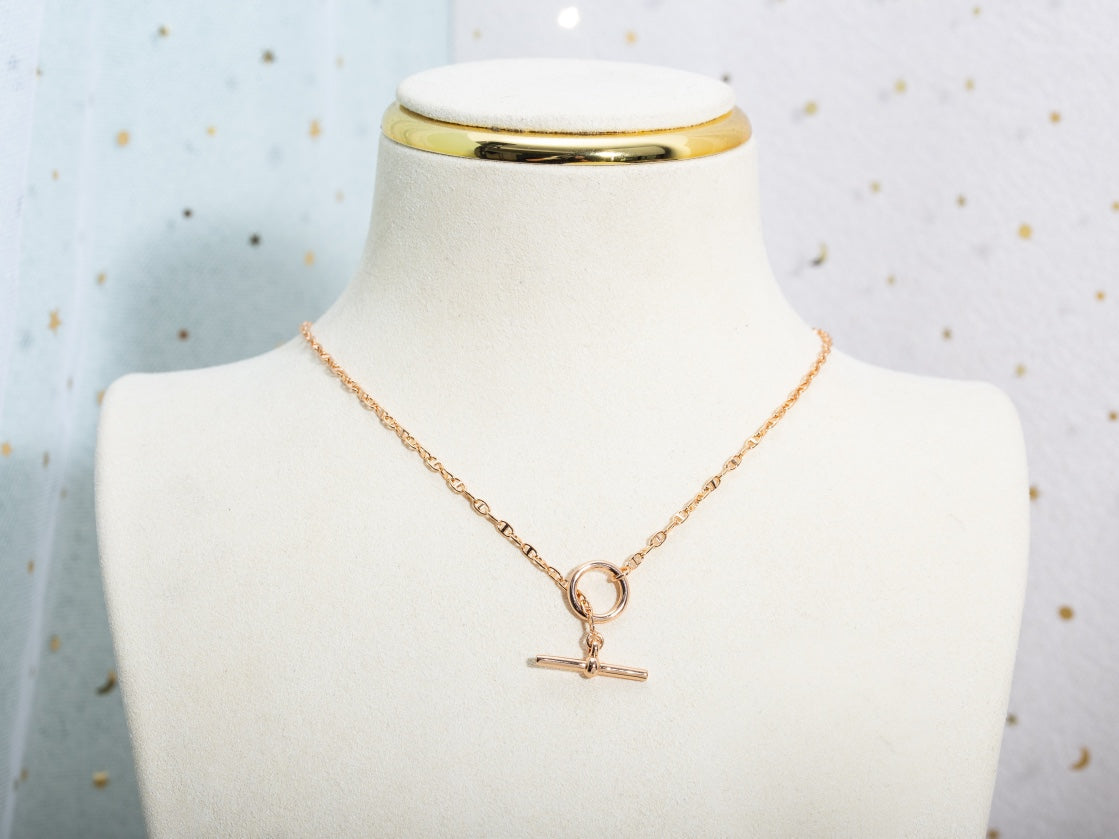 ˇGilded EraˇECHAPPEE NECKLACE PINK GOLD
