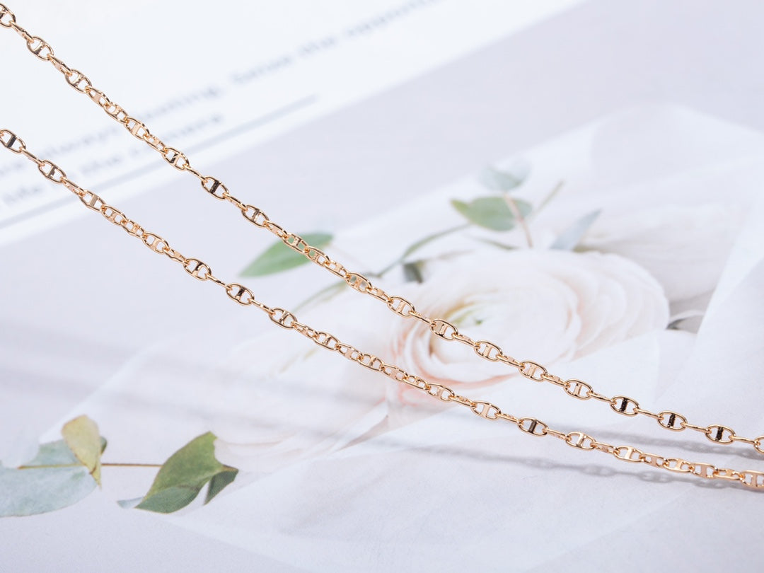 ˇGilded EraˇECHAPPEE NECKLACE PINK GOLD