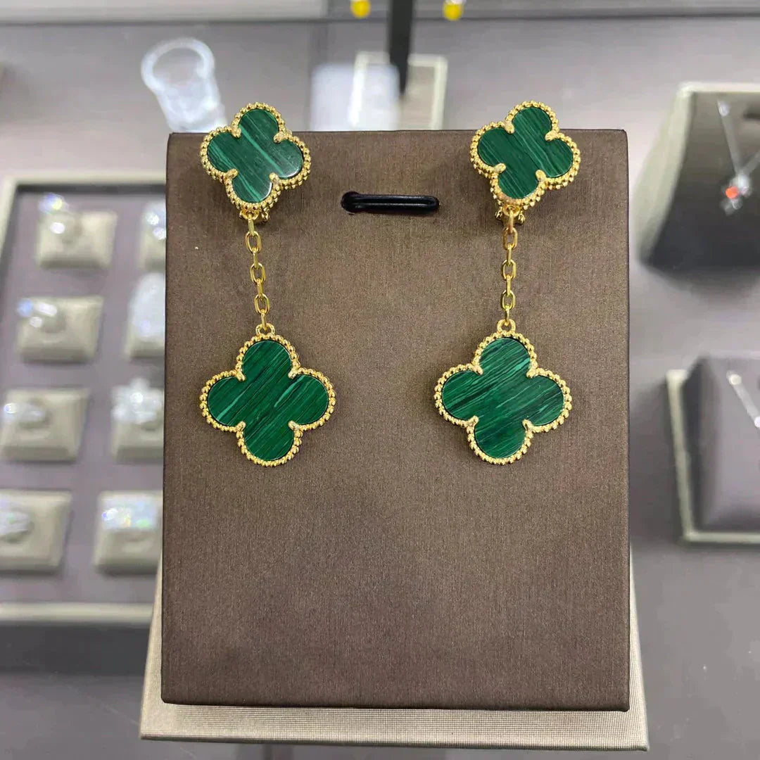 ˇGilded EraˇCLOVER 2 MOTIFS  EARRINGS (MULTIPLE CHOICESC
