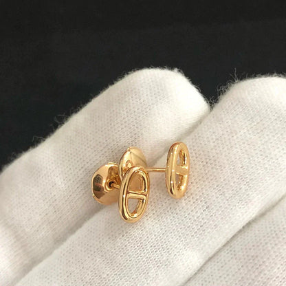 ˇGilded EraˇCHAINE SMALL EARRINGS GOLD AND SILVER