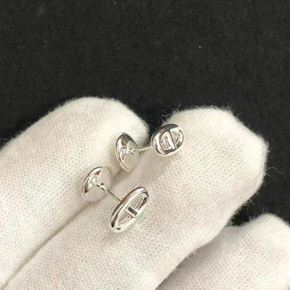 ˇGilded EraˇCHAINE SMALL EARRINGS GOLD AND SILVER