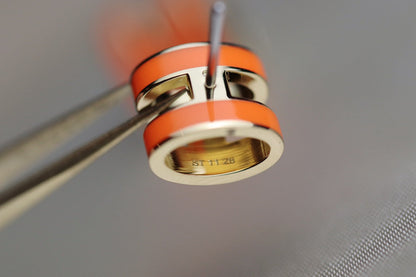 ˇGilded EraˇMINI POP H EARRINGS ORANGE