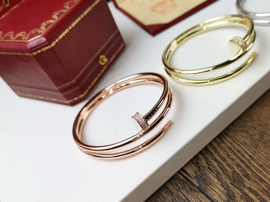 ˇGilded EraˇJUSTE BRACELET 3.5MM DOUBLE ROW DIAMOND