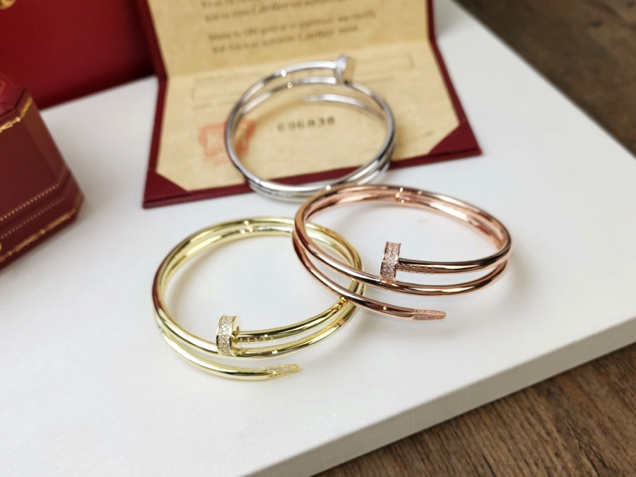ˇGilded EraˇJUSTE BRACELET 3.5MM DOUBLE ROW DIAMOND