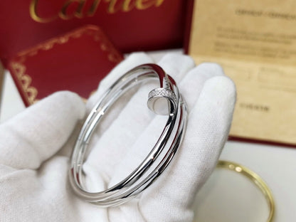 ˇGilded EraˇJUSTE BRACELET 3.5MM DOUBLE ROW DIAMOND